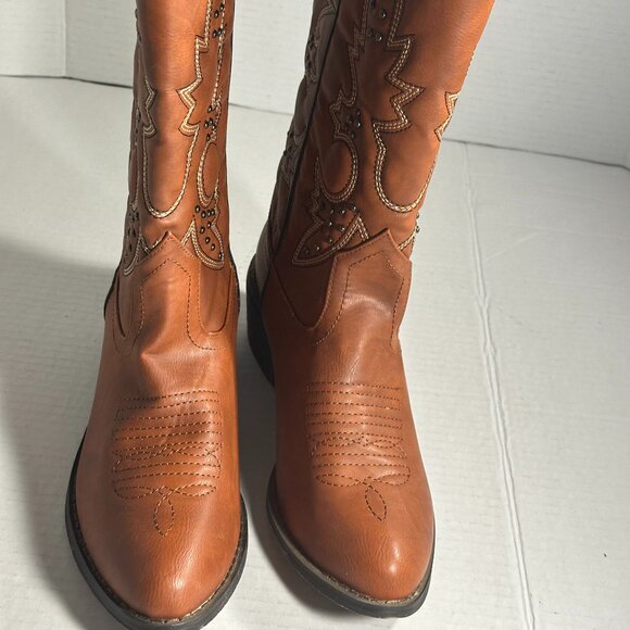 Women's Size 7.5 Brown Boots New - Picture 3 of 15